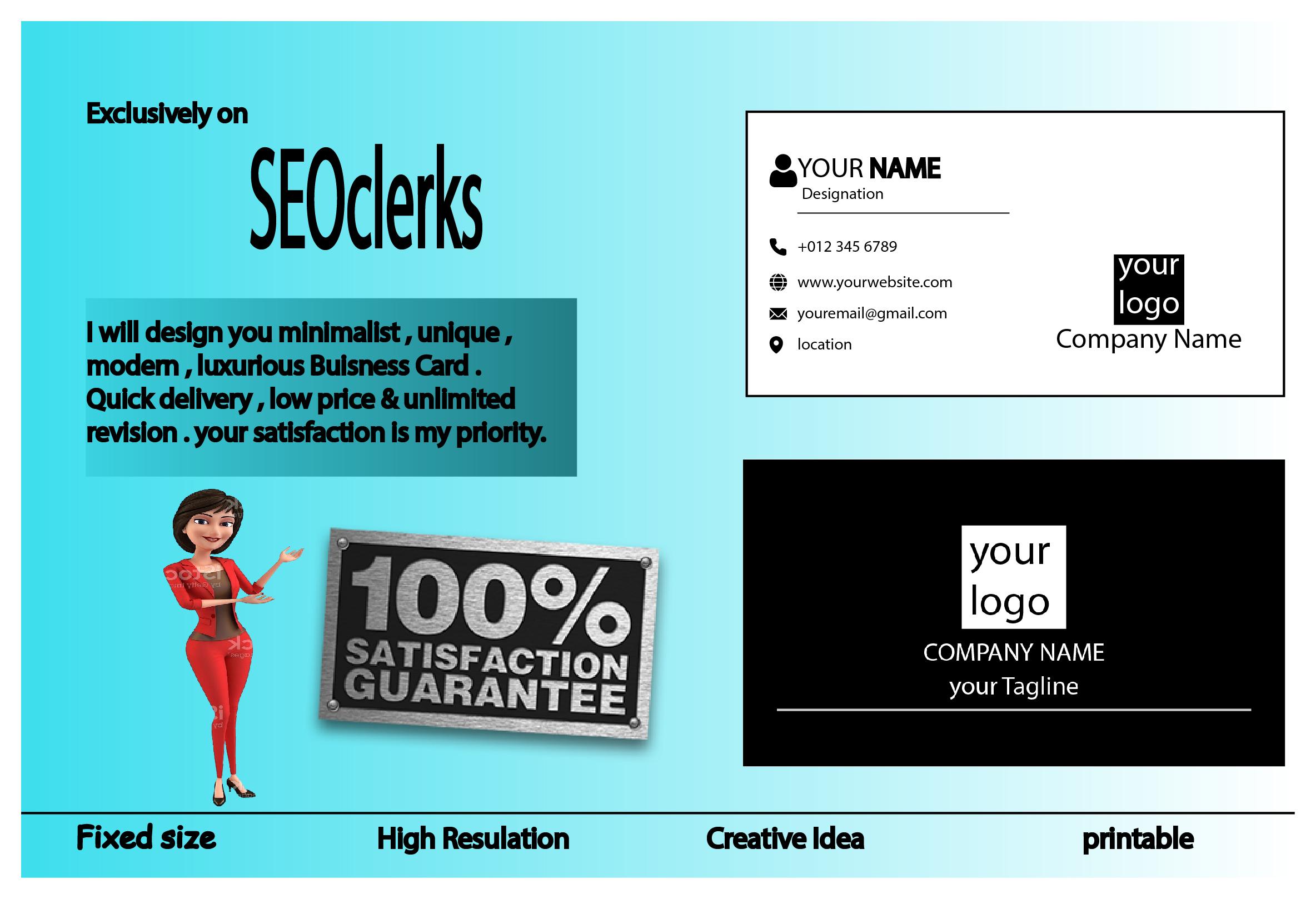 Make Minimalist, Unique, Modern, Luxurious Buisness c...