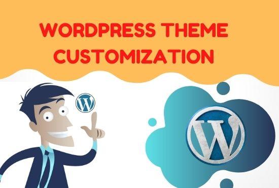 I will do worldpress install, setup theme and custom...