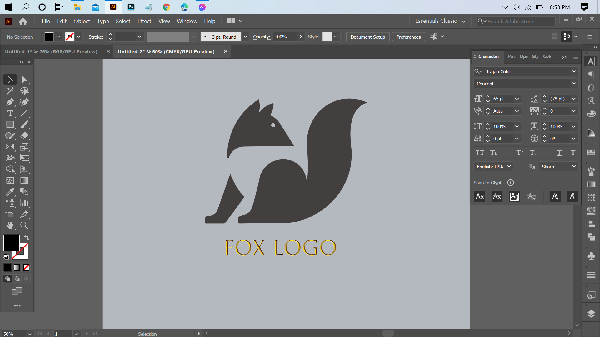 I will design a creative logo for you instantly