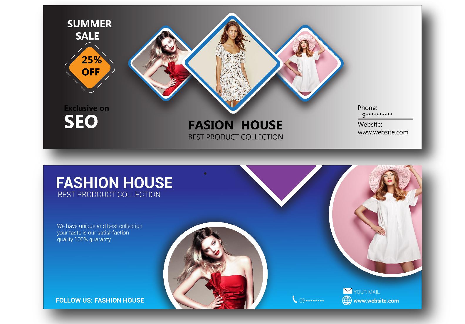 I will do professional Facebook cover photo and banne...