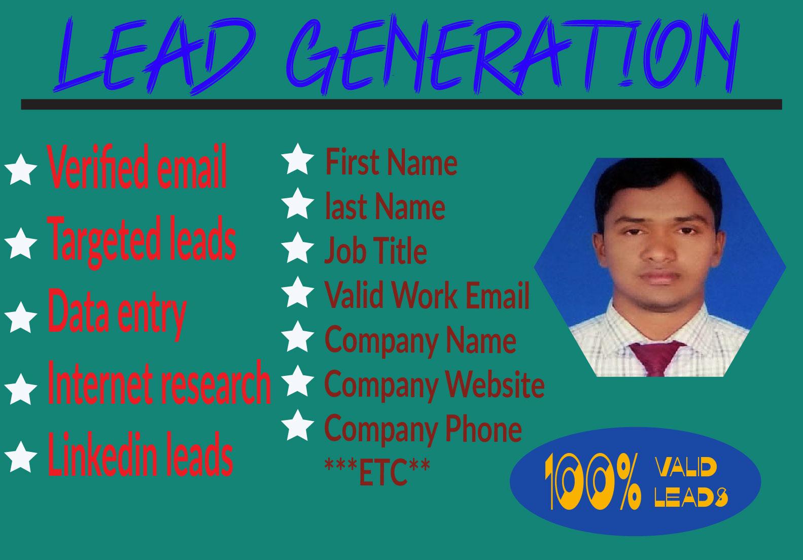 I will do focused on b2b lead age and LinkedIn lead g...