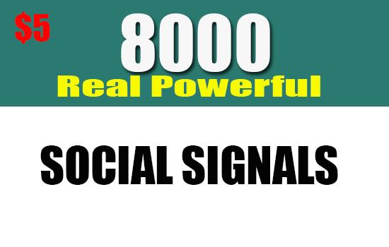 Create 8000 Google Ranking SEO Social Signals