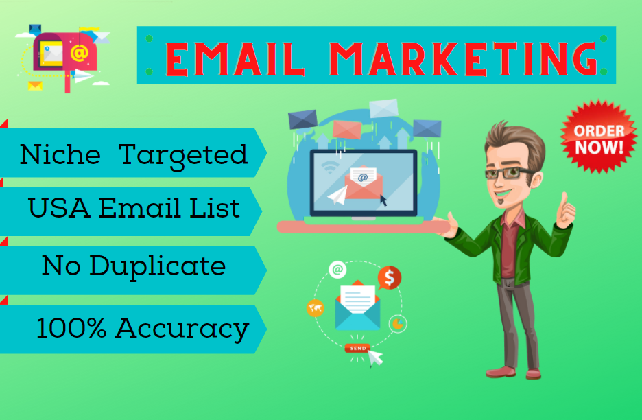 I will collect valid email list for targeted Niche or...