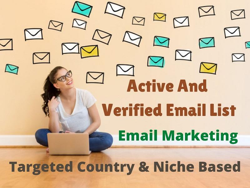 1000 verified and active email list for your email ma...
