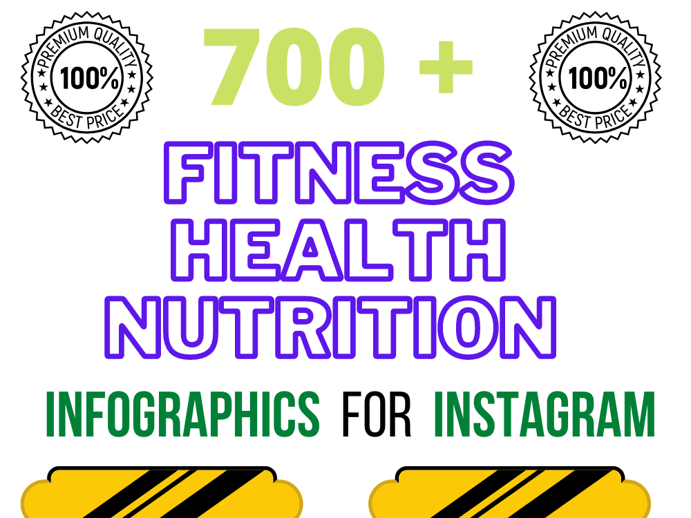 700 health fitness nutrition infographics for instagr...