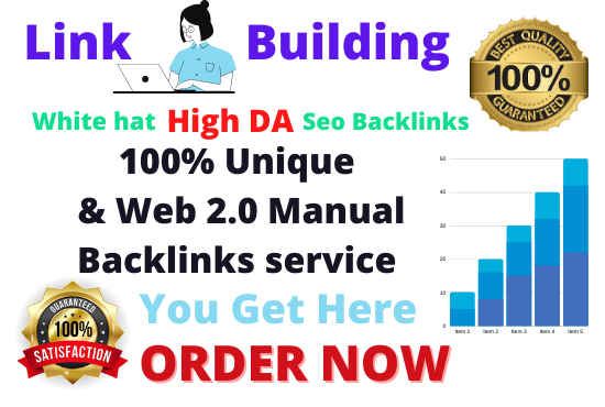 SEO backlinks white hat High DA manual link building ...