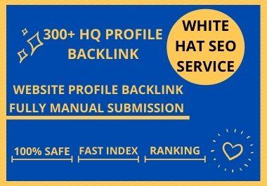 I will do 100 HQ dofollow profile backlinks for Manua...