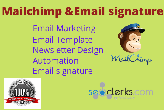 I will do a perfect Mailchimp email templet design an...