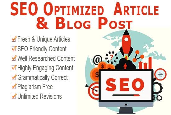 I will write 5x500 word unique SEO optimized web and ...
