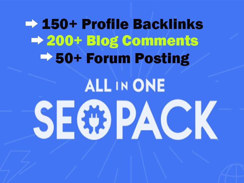 Manually, Forum, Profile, Best SEO Package at 10 d...