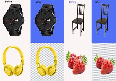 I will professionally remove Background from 5 images...