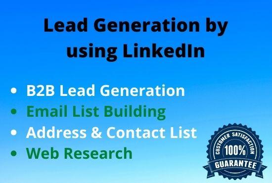 I will do targeted b2b lead generation with prospect ...