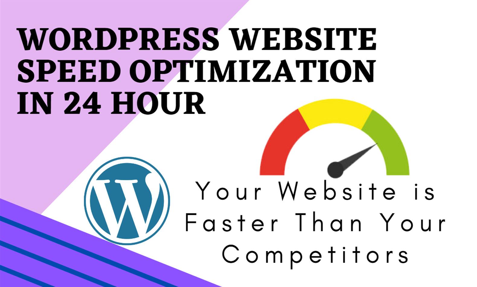 I will do WordPress Website Speed Optimization, Incr...