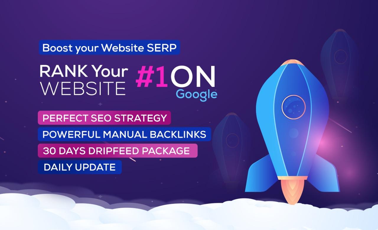 Rank Your Website On Google, 30 Days Dripfeed Manual...