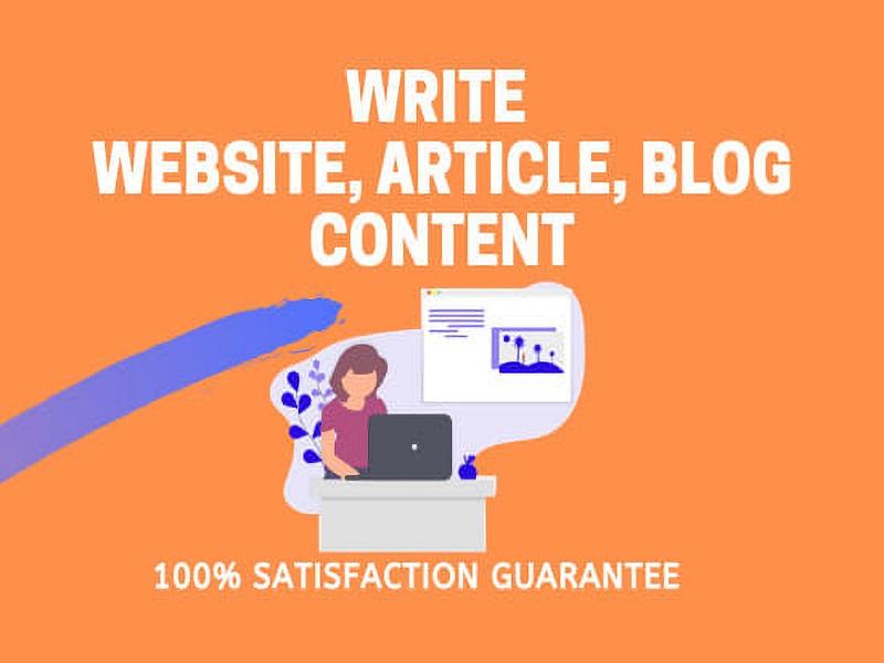 I will write 1000+ words SEO article writing, blog p...