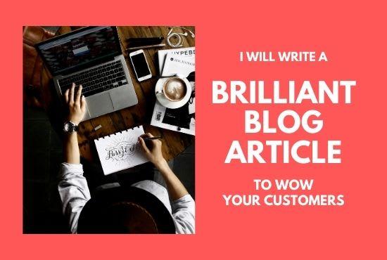 I will write 500 words quality blog post or article f...