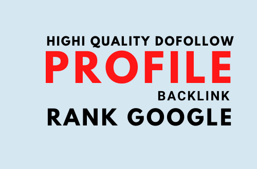 I will provide 20 do follow high da profile backlinks...