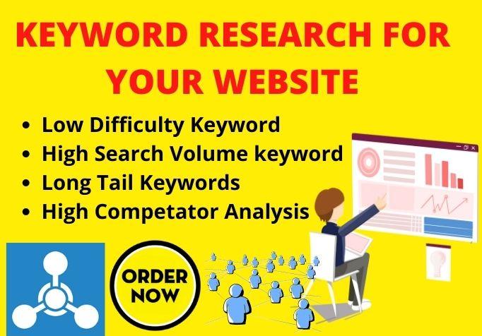 I will Research any Keyword That actually Rank