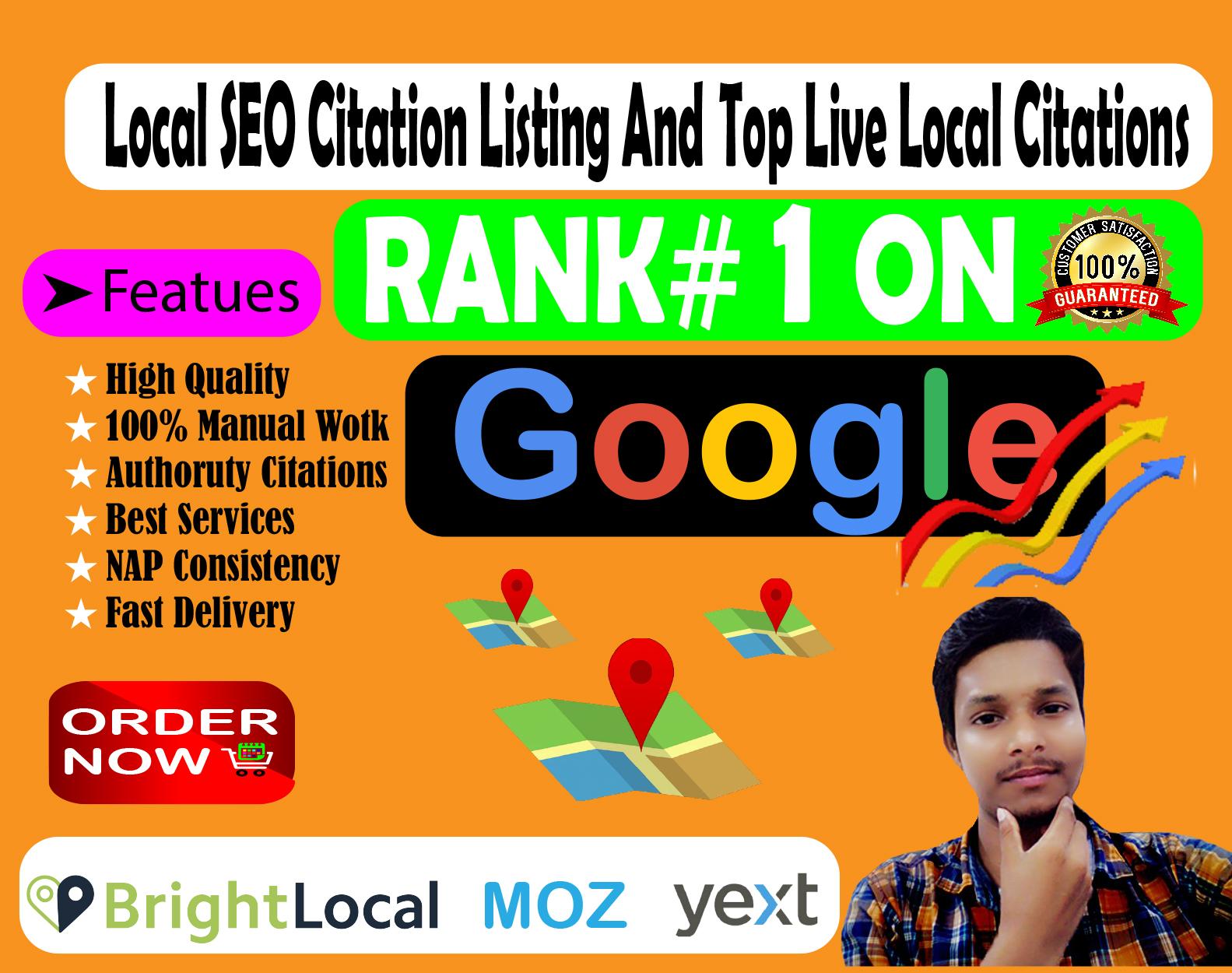 I will do local SEO citation I'll do it right now for...
