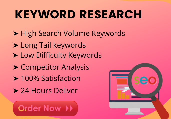 I will do perfect keywords and competitor research wi...