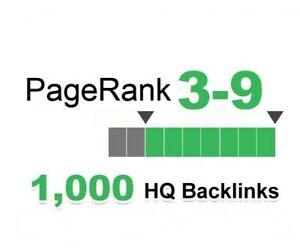 Provide 1000+ PR 3-9 backlinks