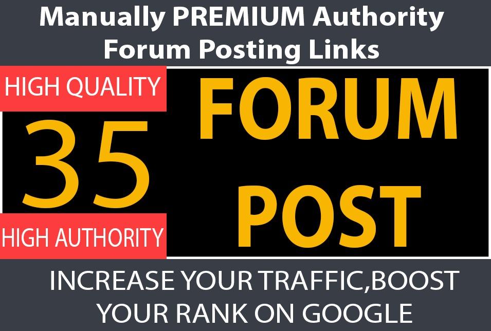 Get Traffic Booster 30 Forum Post Links to Boost Goog...
