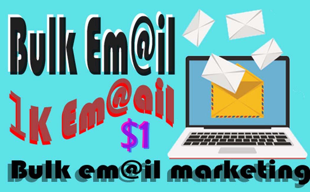 I provide you 1000 Bulk email list