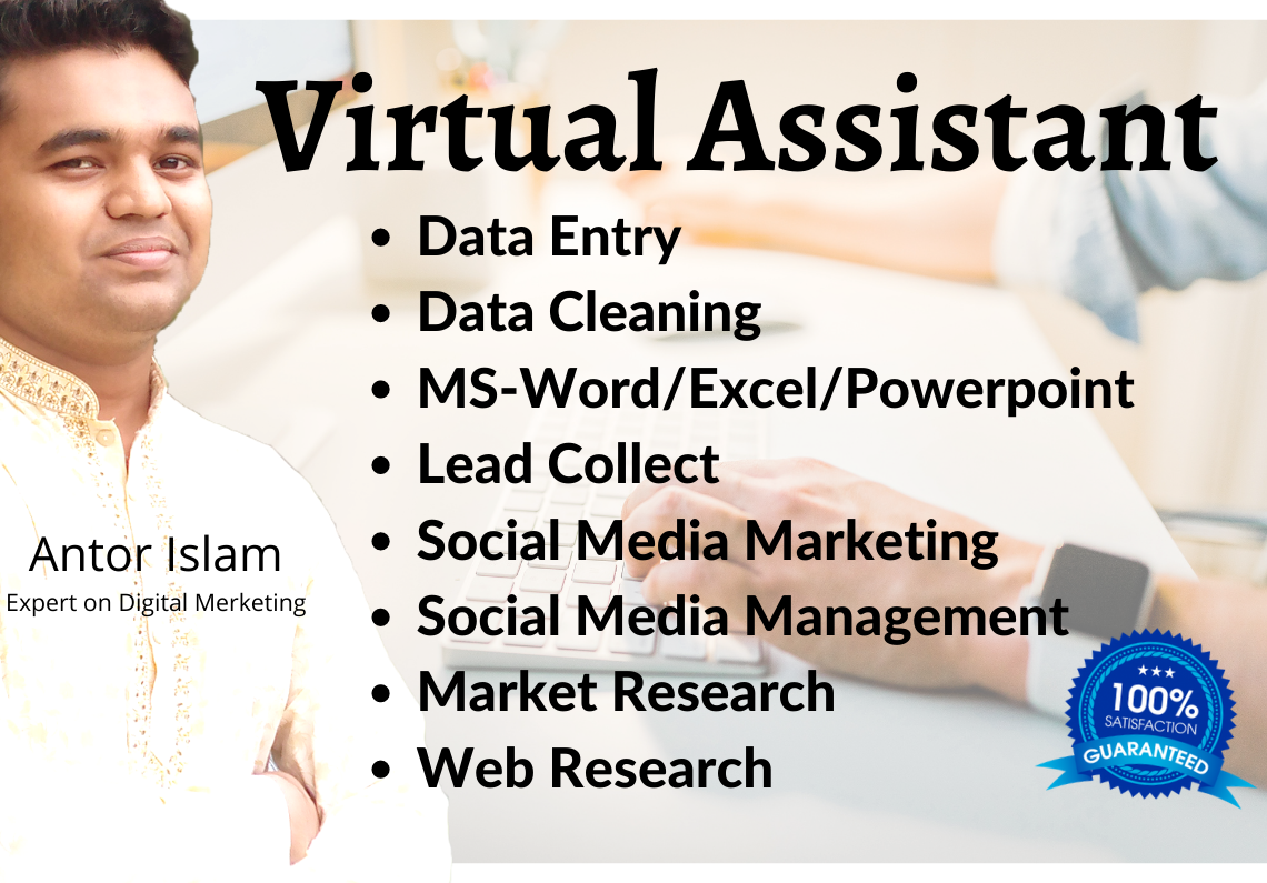 I will be your business or personal virtual assistanc...