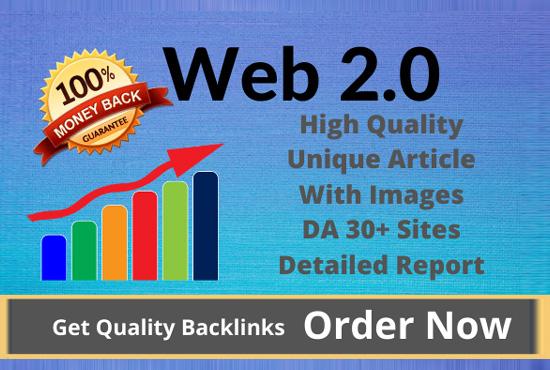 I will build 100 web 2 0 backlinks manually