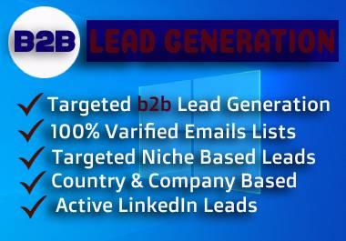 I Will Provide Targeted 100 b2b Lead Generation with ...