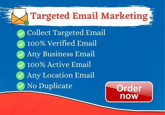 I will provide 1K USA Verified Active Email