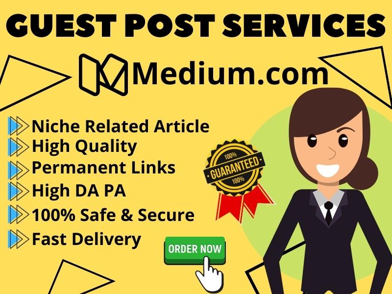 I will Write & Publish Guest Post On Medium High ...