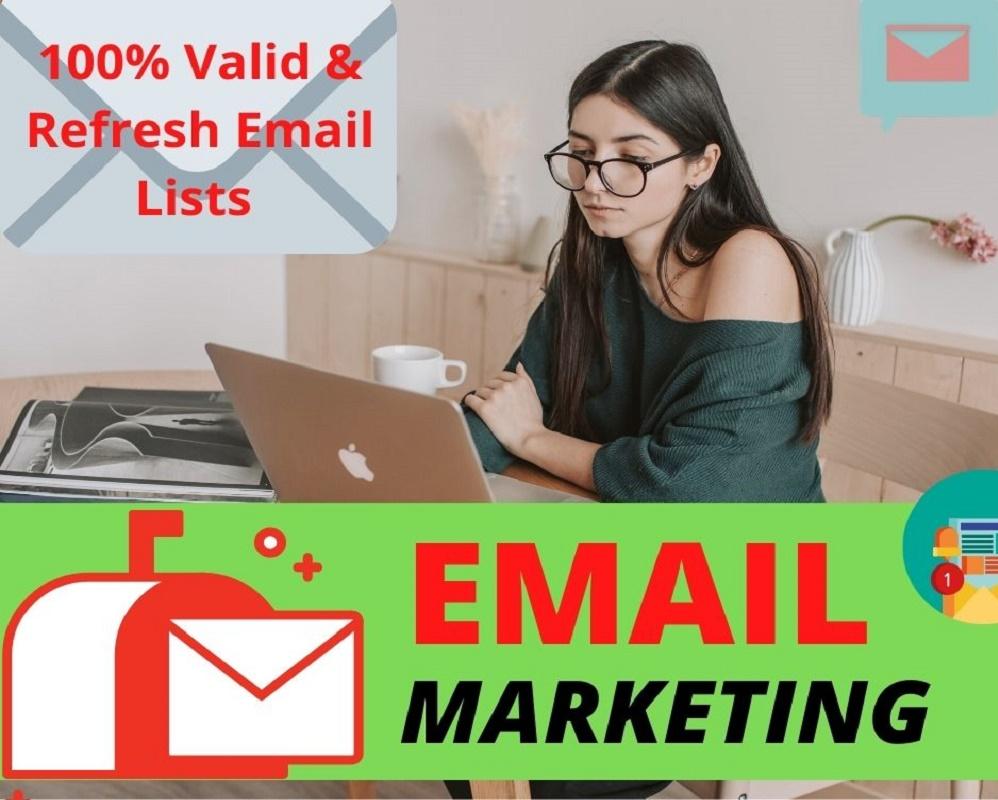 I will collect 25K Valid niche targeted bulk Email li...