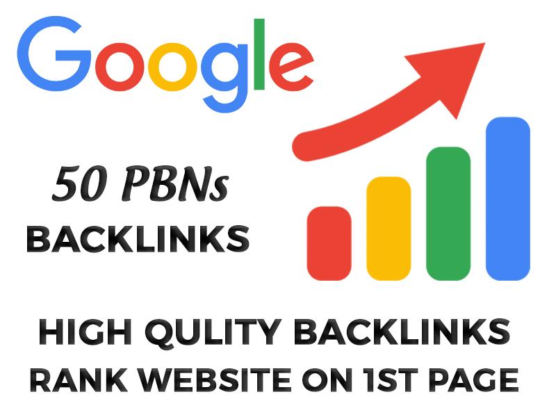 50 Permanent PBNs powerful Backlinks