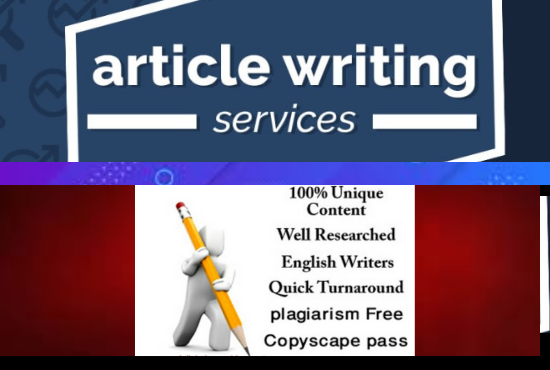 I will provide 1000 word unique ARTICLE writing for y...