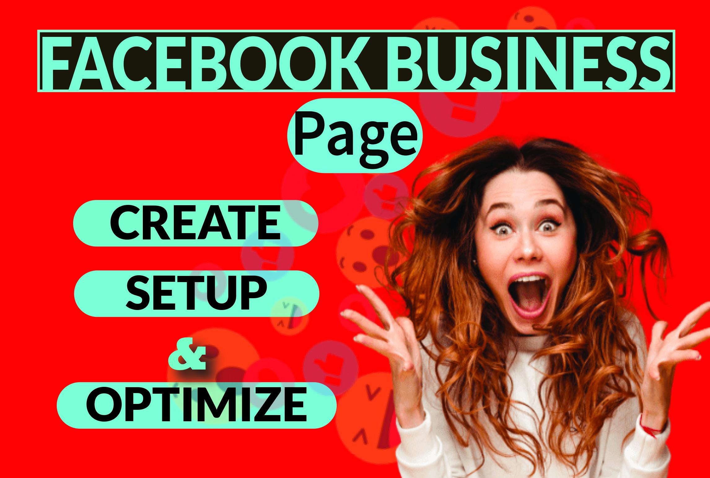 I will create an impressive Facebook business page, ...