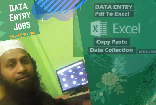 I will do data entry and web research nicely