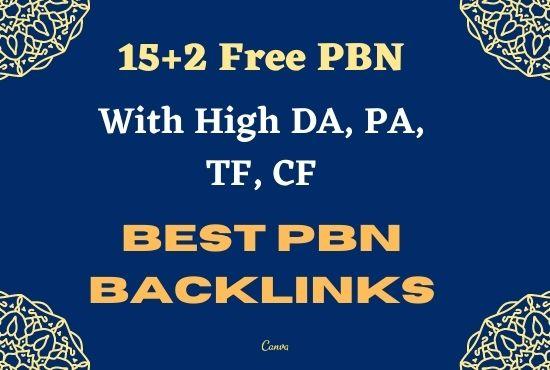 Build 15 High PA DA TF CF HomePage PBN Backlinks with...