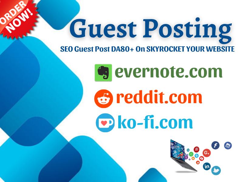 Write & Publish 3 Niche Relevant SEO Guest Post D...