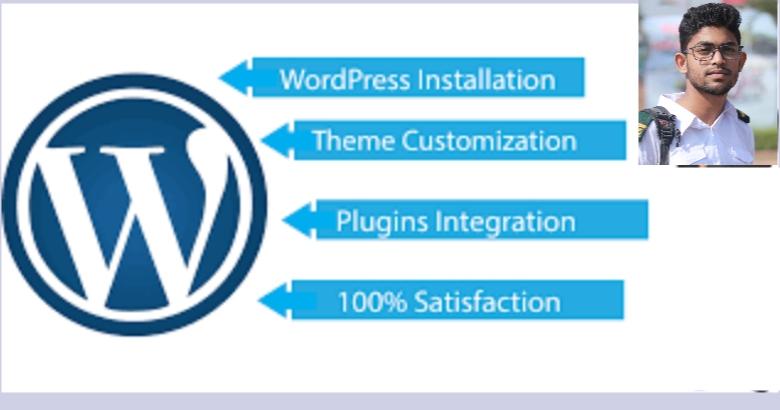 I do wordPress website installation, set up, custom...