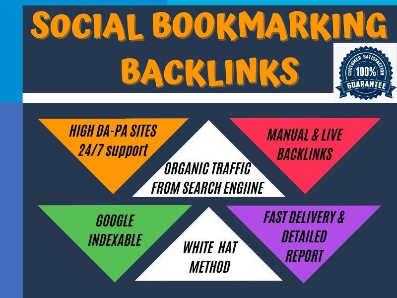 I will Do 50 Best Quality Social Bookmarking Backlink...