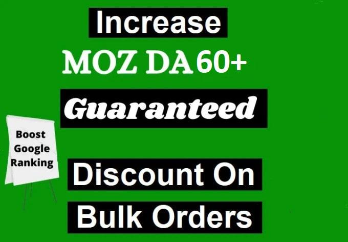 Increase Your Website Domain Authority 60+