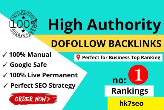 I will create 120 manual high da permanent DOFOLLOW B...