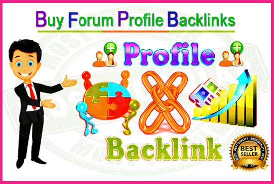 I will create 150 profile backlinks with high quality...