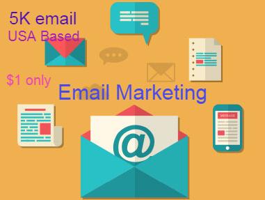 USA based consumers 5K email list