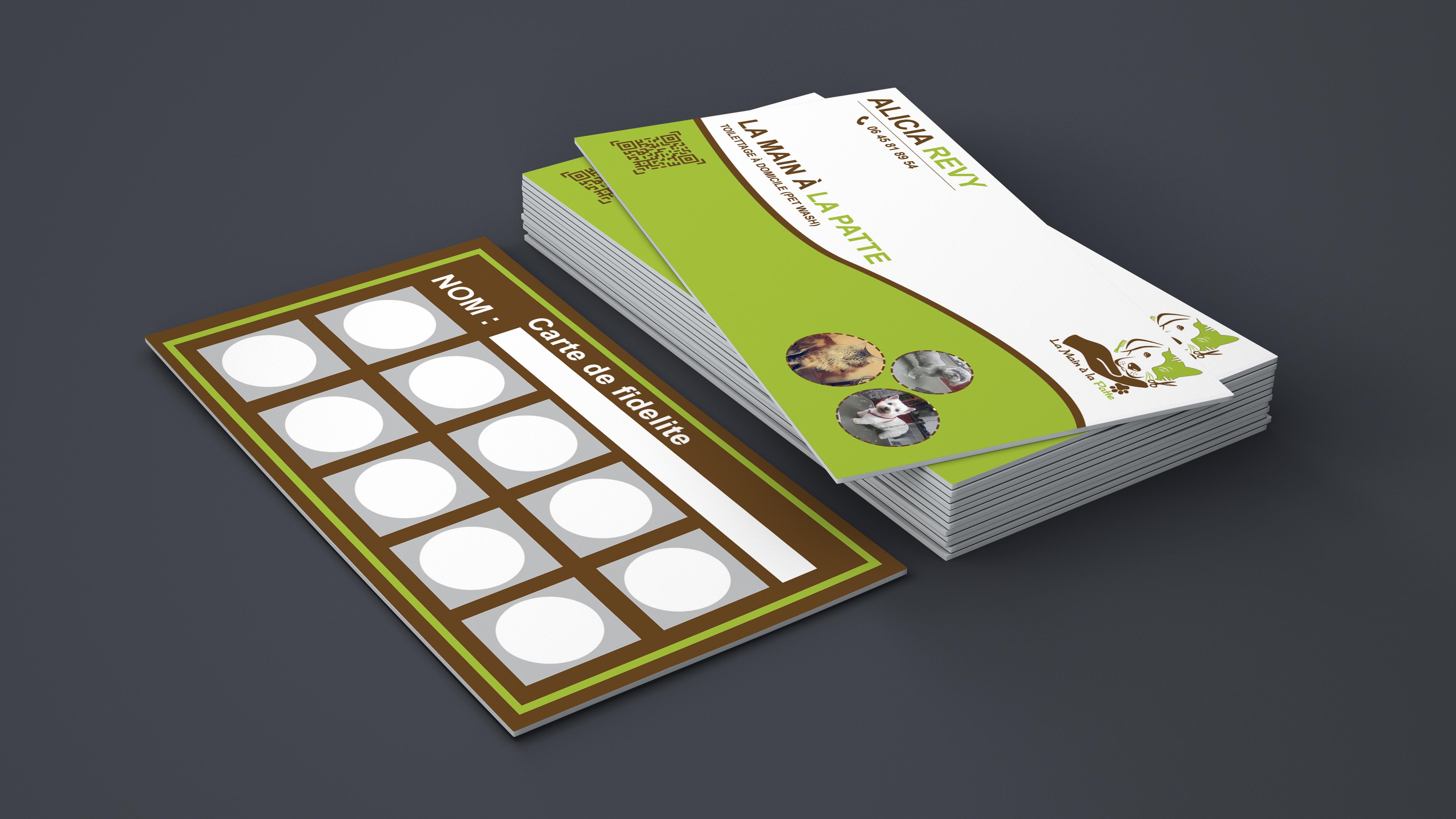 Creative, unique, and modern business card design.