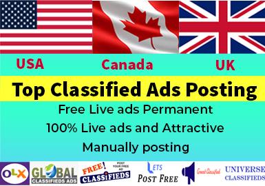 I will do manually post USA, UK and Canada 50 top cl...