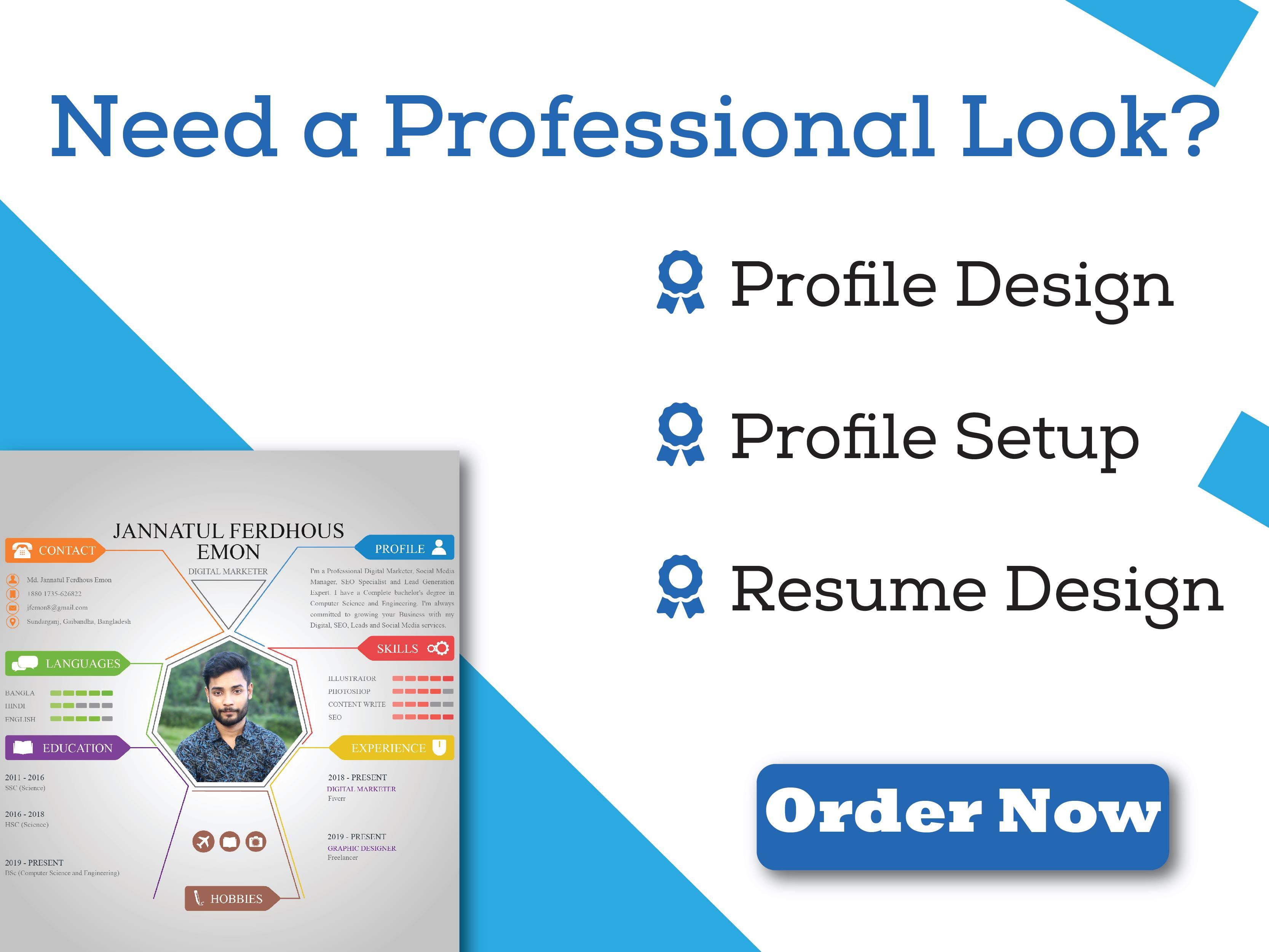 I will Setup and Design Your LinkedIn Profile and Res...