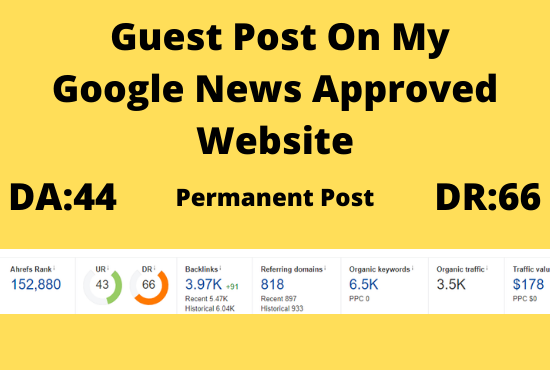 publish guest post on my da44 google news approved we...