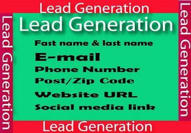 I will collect 10 LinkedIn Lead Generation for target...